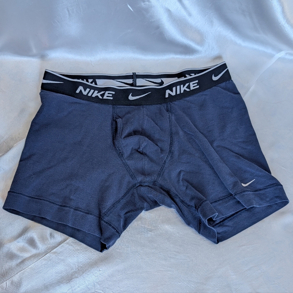 Nike Dri-Fit Navy Blue Pouch Boxer Brief Short Trunk Underwear S